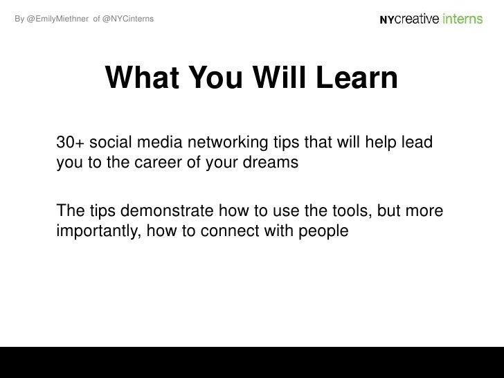 Get Hired: Using Social Media Networks to Land a Job